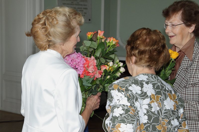 Latvijas Universitātes senioru jubileju svinības. null