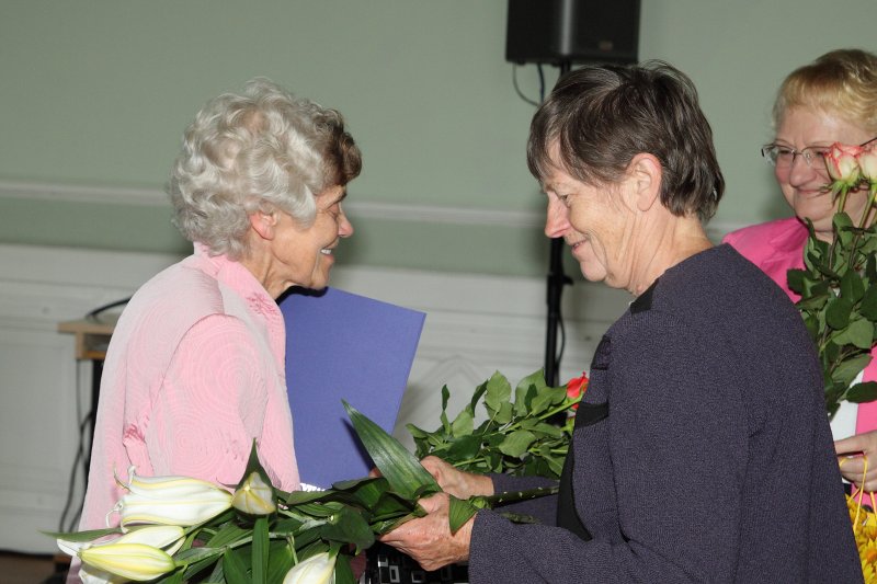 Latvijas Universitātes senioru jubileju svinības. null