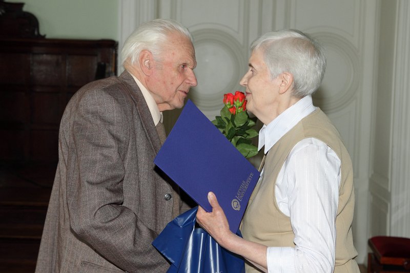 Latvijas Universitātes senioru jubileju svinības. null