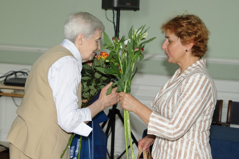 Latvijas Universitātes senioru jubileju svinības. null