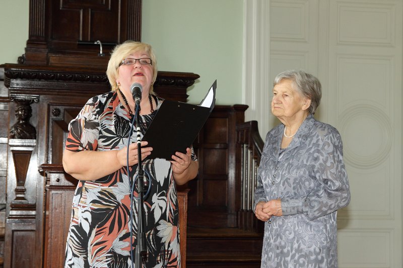 Latvijas Universitātes senioru jubileju svinības. null