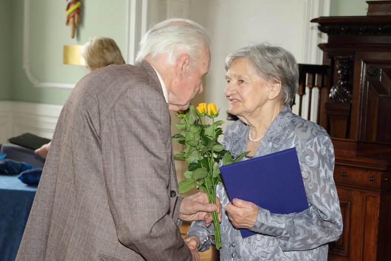 Latvijas Universitātes senioru jubileju svinības. null