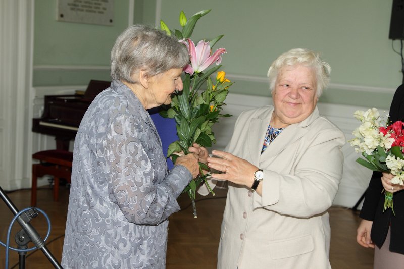 Latvijas Universitātes senioru jubileju svinības. null