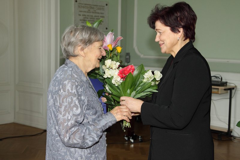 Latvijas Universitātes senioru jubileju svinības. null