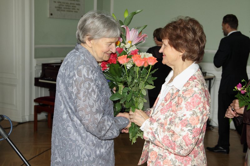 Latvijas Universitātes senioru jubileju svinības. null