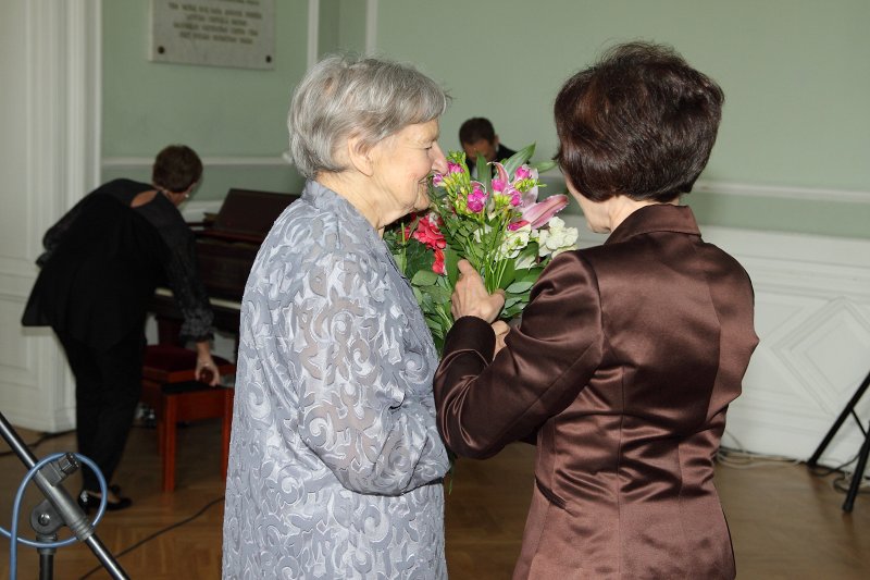 Latvijas Universitātes senioru jubileju svinības. null