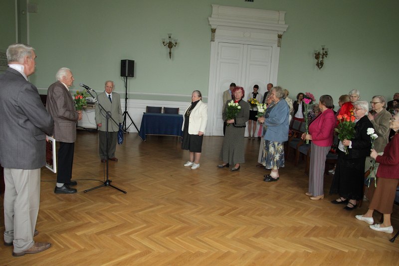 Latvijas Universitātes senioru jubileju svinības. null