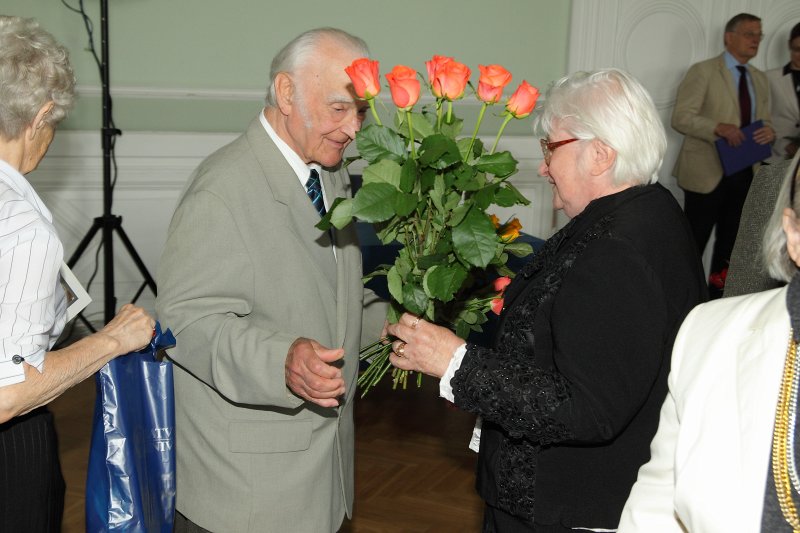 Latvijas Universitātes senioru jubileju svinības. null