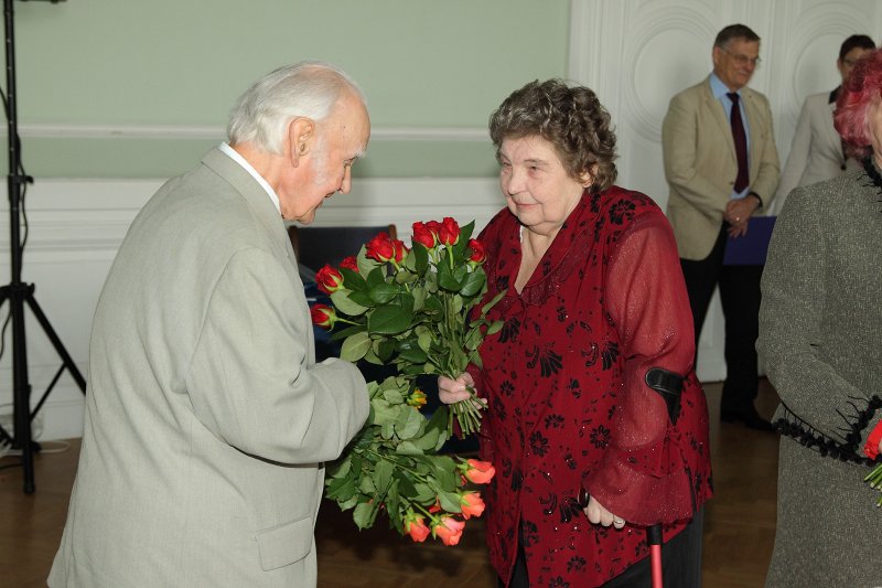 Latvijas Universitātes senioru jubileju svinības. null