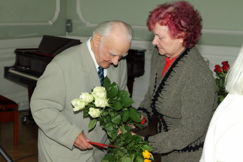 Latvijas Universitātes senioru jubileju svinības. null