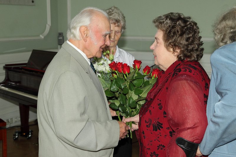 Latvijas Universitātes senioru jubileju svinības. null