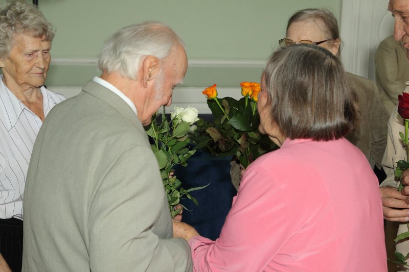 Latvijas Universitātes senioru jubileju svinības. null