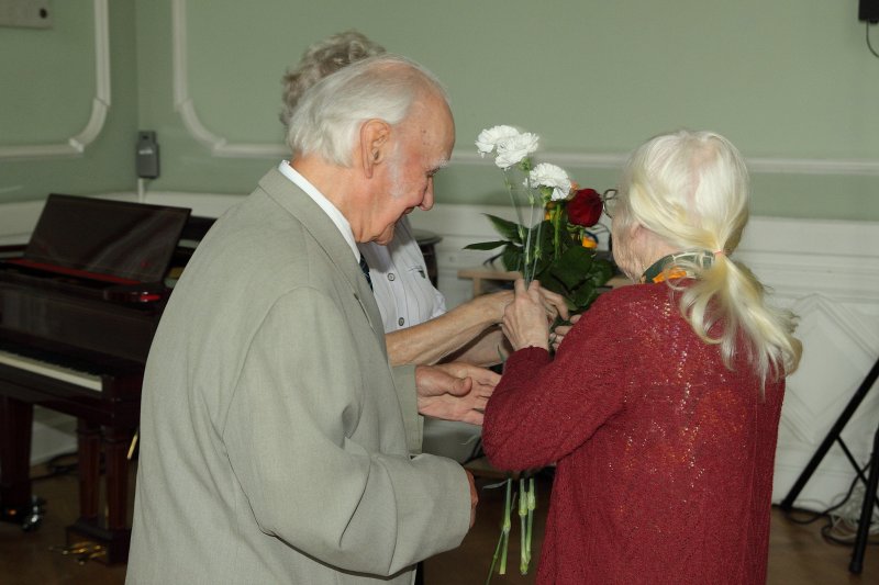 Latvijas Universitātes senioru jubileju svinības. null