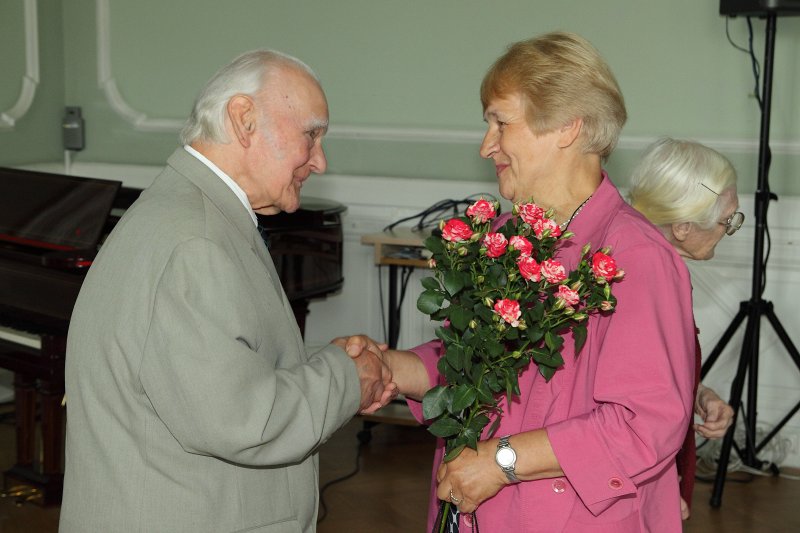 Latvijas Universitātes senioru jubileju svinības. null