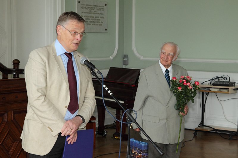 Latvijas Universitātes senioru jubileju svinības. null