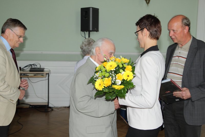 Latvijas Universitātes senioru jubileju svinības. null