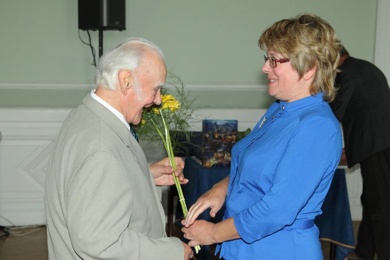 Latvijas Universitātes senioru jubileju svinības. null