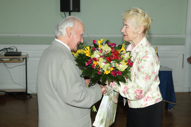 Latvijas Universitātes senioru jubileju svinības. null