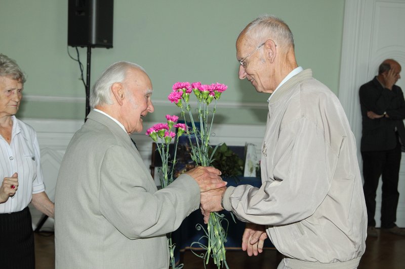 Latvijas Universitātes senioru jubileju svinības. null