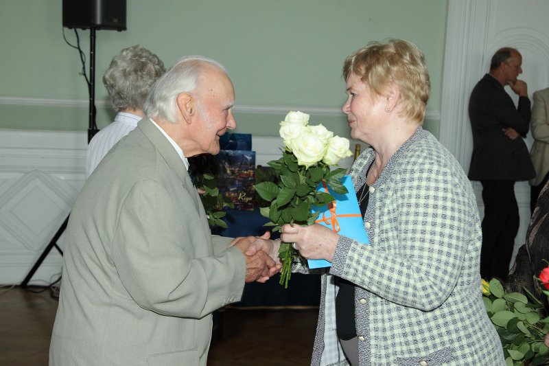 Latvijas Universitātes senioru jubileju svinības. null