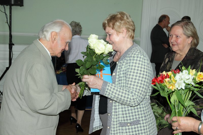 Latvijas Universitātes senioru jubileju svinības. null