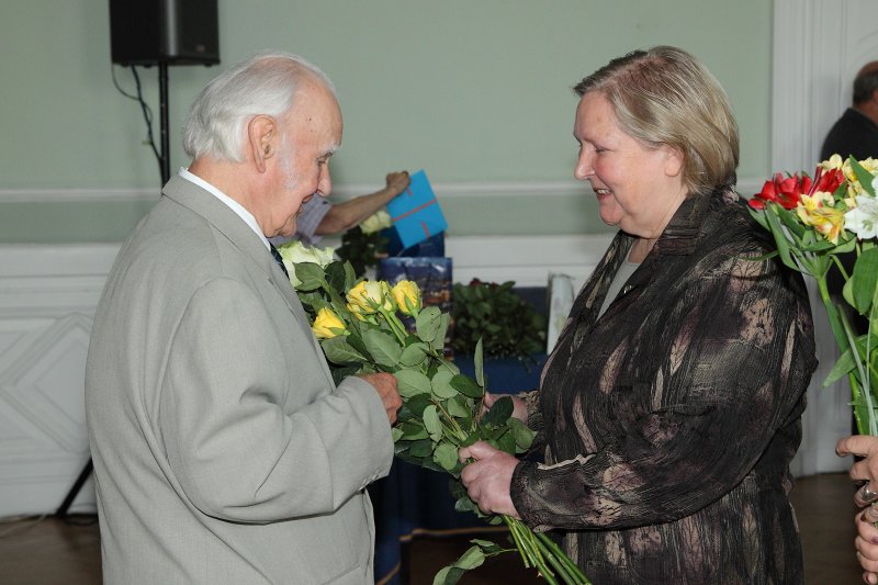 Latvijas Universitātes senioru jubileju svinības. null