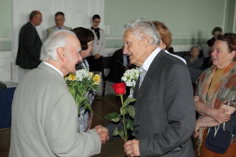 Latvijas Universitātes senioru jubileju svinības. null