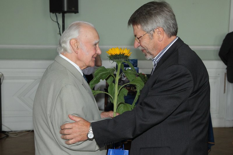 Latvijas Universitātes senioru jubileju svinības. null