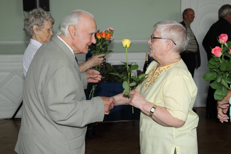 Latvijas Universitātes senioru jubileju svinības. null