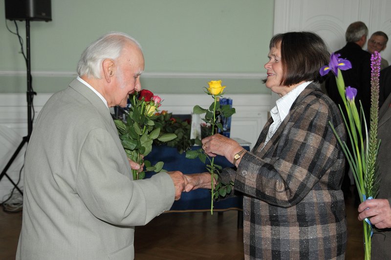 Latvijas Universitātes senioru jubileju svinības. null