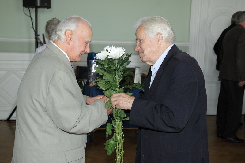 Latvijas Universitātes senioru jubileju svinības. null