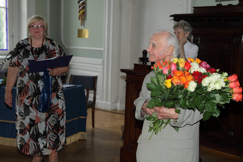 Latvijas Universitātes senioru jubileju svinības. null