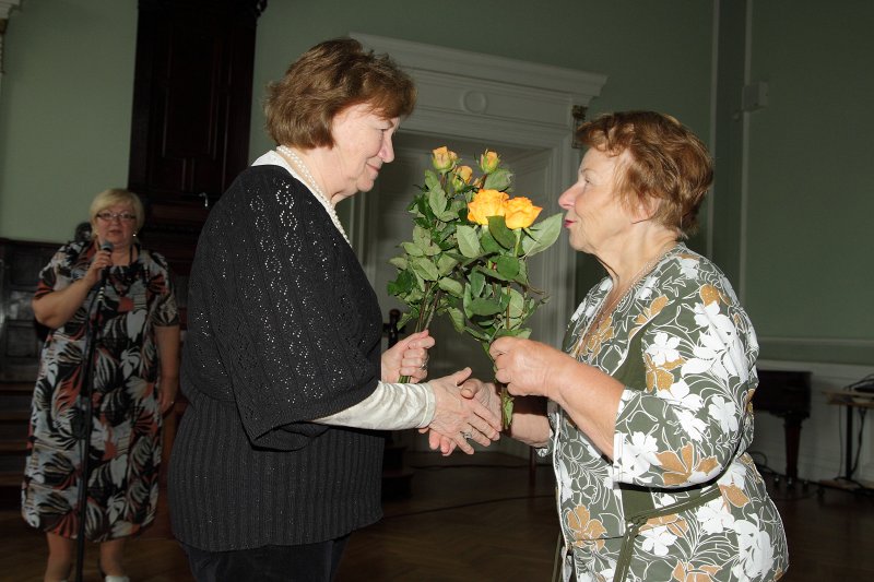 Latvijas Universitātes senioru jubileju svinības. null