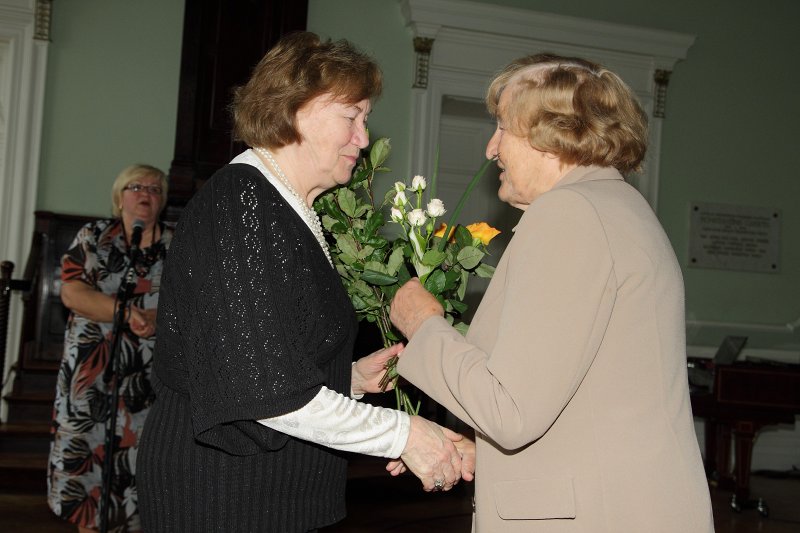 Latvijas Universitātes senioru jubileju svinības. null