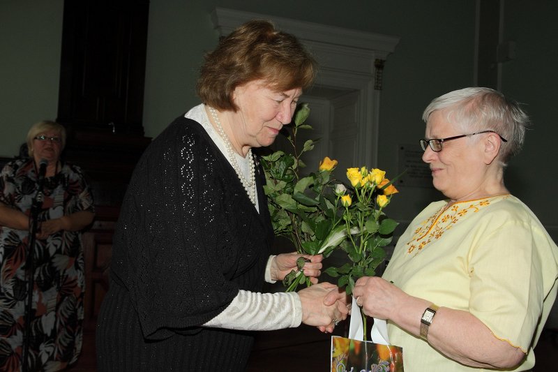 Latvijas Universitātes senioru jubileju svinības. null