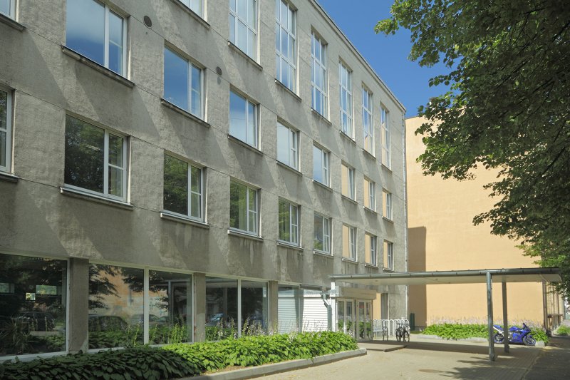 Latvijas Universitātes Humanitāro zinātņu fakultātes ēka Visvalža ielā 4a. null