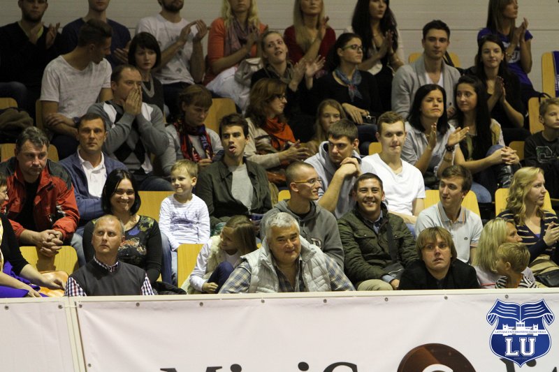 Aldaris Latvijas Basketbola līgas čempionāta spēle: Latvijas Universitāte - BK Jelgava (Olimpiskajā sporta centrā). null