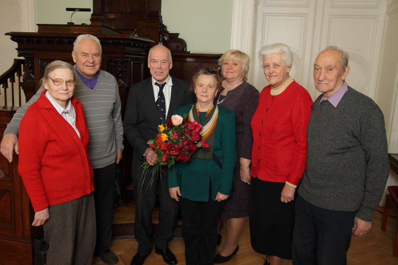 Latvijas Universitātes senioru jubileju svinības. null