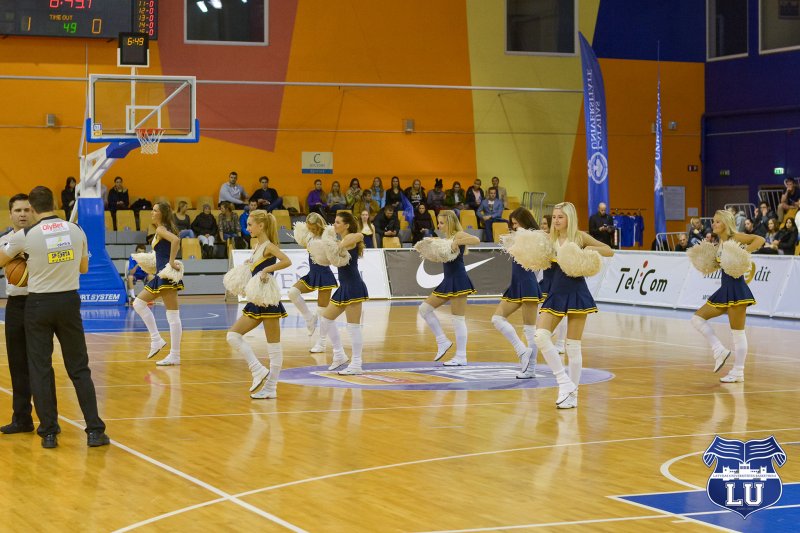 Aldaris Latvijas Basketbola līgas čempionāta spēle: Latvijas Universitāte - BK Jēkabpils (Rīgas Olimpiskajā sporta centrā). null