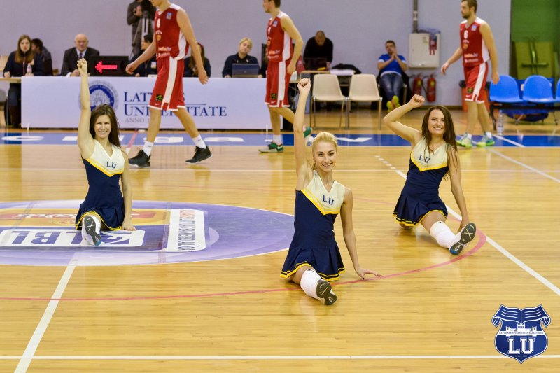 Aldaris Latvijas Basketbola līgas čempionāta spēle: Latvijas Universitāte - BK Jēkabpils (Rīgas Olimpiskajā sporta centrā). null