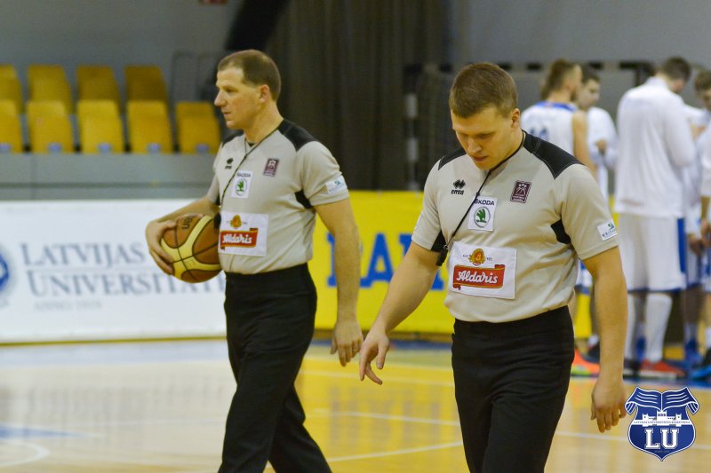 Aldaris Latvijas Basketbola līgas čempionāta spēle: Latvijas Universitāte - BK Saldus (Rīgas Olimpiskajā sporta centrā). null