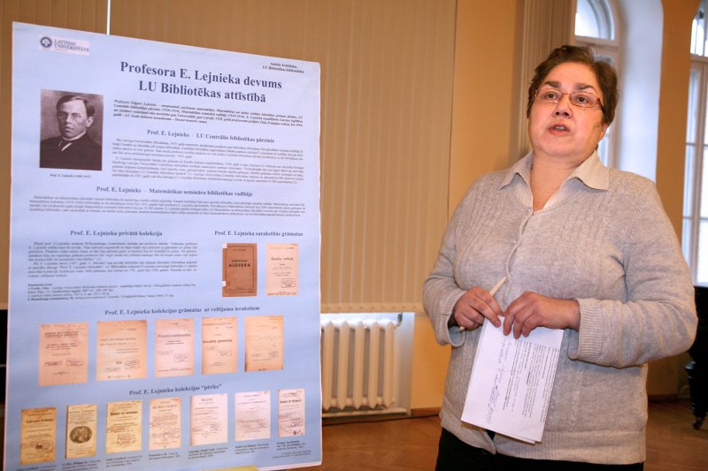 Latvijas Universitātes 73. konference. Sekcijas sēde 'Zinātņu vēstures un muzejniecības sekcija'. Anžela Avdeikina.