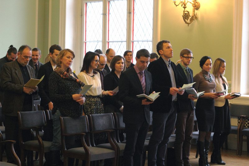 Latvijas Universitātes Teoloģijas fakultātes 95. gadu jubilejai veltīts dievkalpojums. null