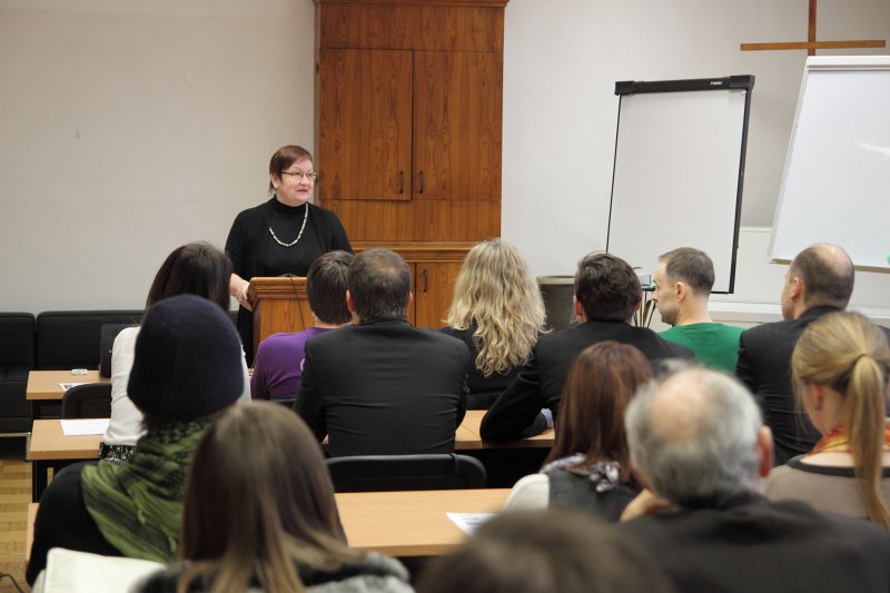 Latvijas Universitātes 73. konferences Teoloģijas un reliģiju zinātnes sekcija. Prof. Laima Geikina.