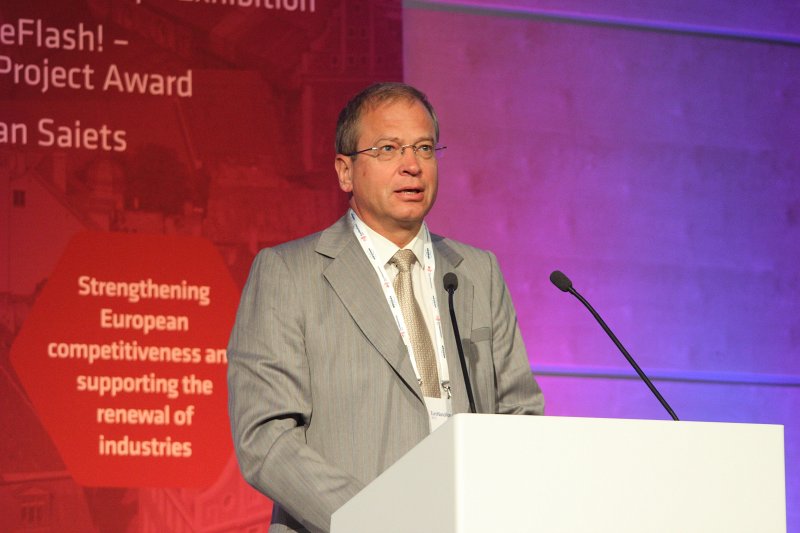 Starptautiskā konference «EuroNanoForum 2015». Rīgas domes priekšsēdētāja vietnieks Andris Ameriks.