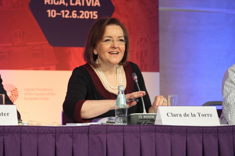 Starptautiskā konference «EuroNanoForum 2015». Clara De La Torre, Director, Directorate D - Key Enabling Technologies, DG research and innovation, European Commission.