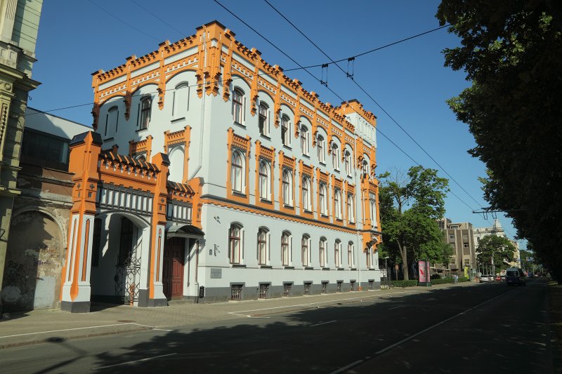 Latvijas Universitātes Bibliotēkas un Humanitāro un sociālo zinātņu pētījumu centra ēka (Kerkoviusa nams). null