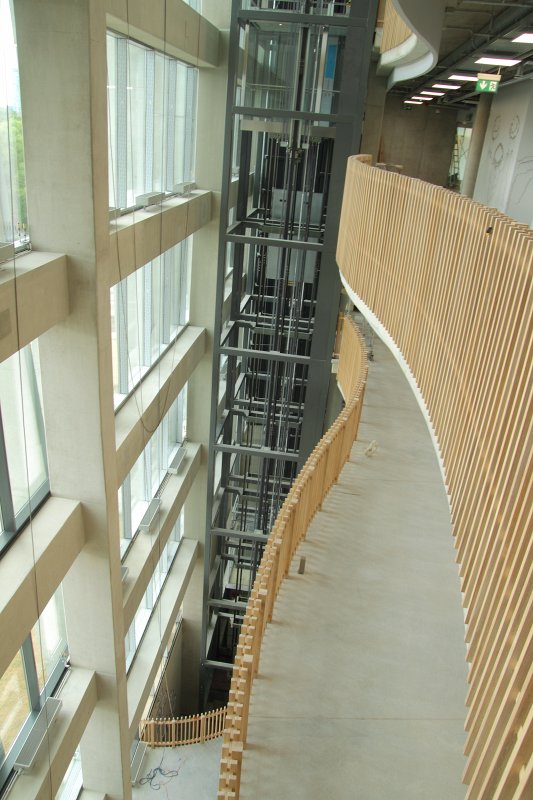 Latvijas Universitātes Dabaszinātņu akadēmiskā centra būvniecība Torņakalnā. null