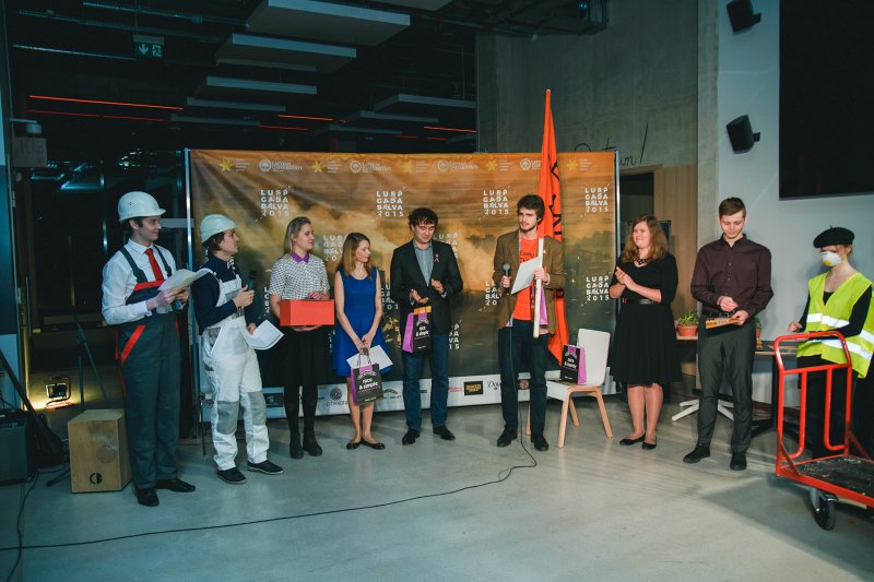 Latvijas Universitātes Studentu padomes Gada balvas pasniegšanas ceremonija LU Dabaszinātņu akadēmiskajā centrā. null