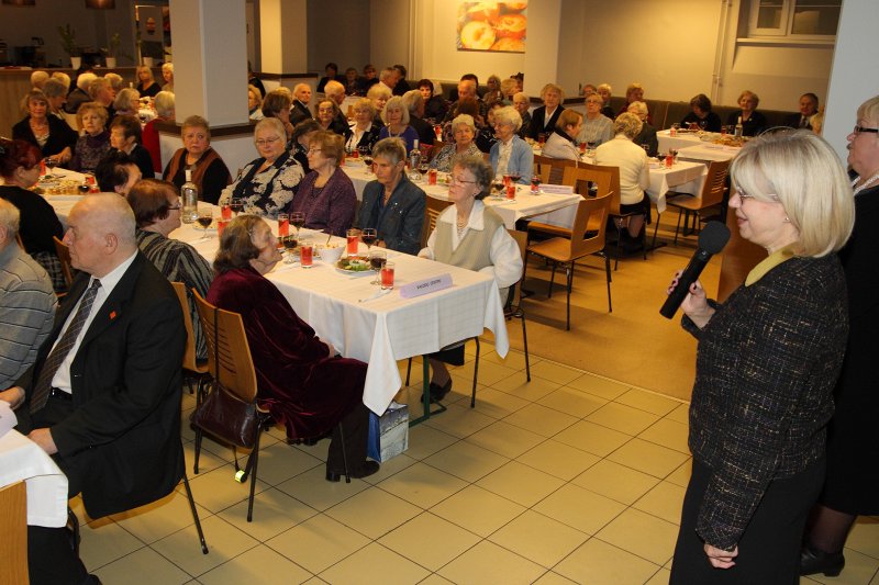 Latvijas Universitātes senioru Ziemassvētku pasākums. null